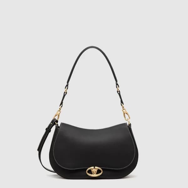 발렌티노 여성 가라바니 오벌 미디엄 숄더백 - Valentino Womens Garavan… - 1