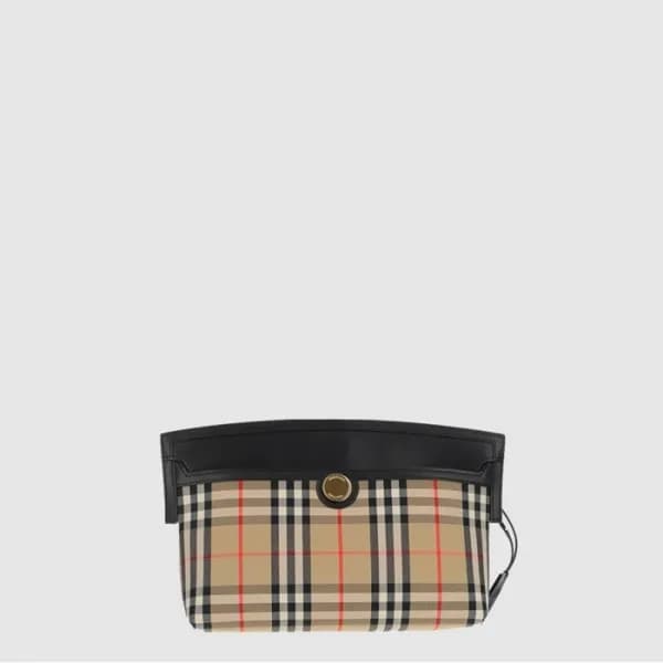 버버리 여성 소사이어티 빈티지 체크 클러치 - Burberry Womens Society … - 1