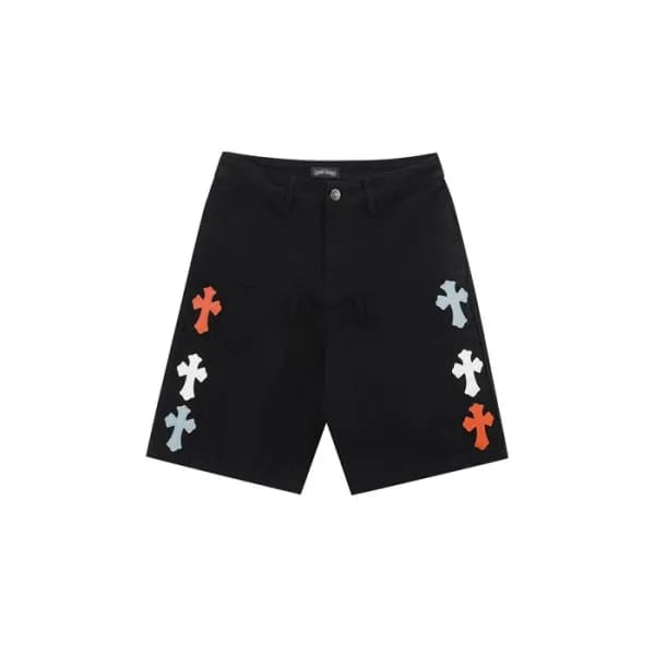 크롬하츠 남성 데님 쇼츠 - Chrom Hearts Mens Denim Shorts - c… - 1
