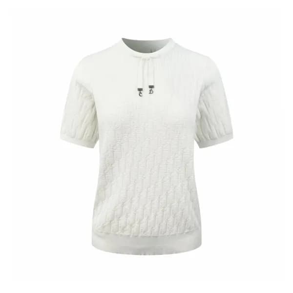 디올 여성 오블리크 반팔티 - Dior Womens Oblique Tshirt - dic1… - 1