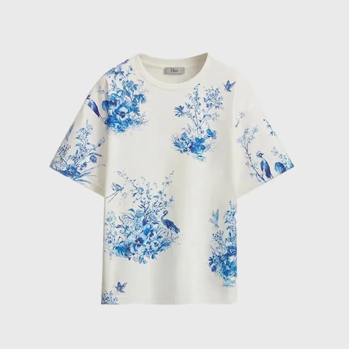 디올 여성 디오리비에라 오버사이즈 티셔츠 - Dior Womens Dioriviera Ov… - 1