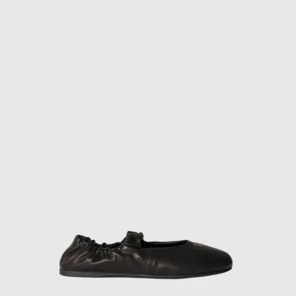 미우미우 여성 루슈 발레리나 - Miu Miu Womens Rouche Ballerina … - 1