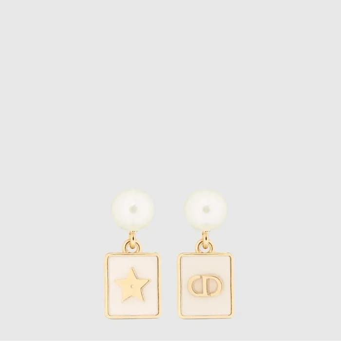 디올 여성 럭키 카드 이어링 - Dior Womens Lucky Cards Earring - acc9444x - 1