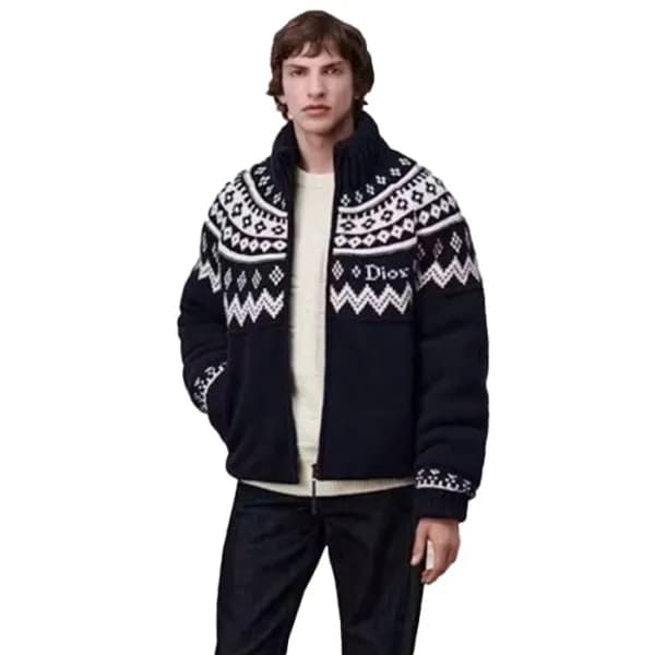 디올 남성 집업 스웨터 - Dior Mens Zip Up Sweater - dic18003x - 1