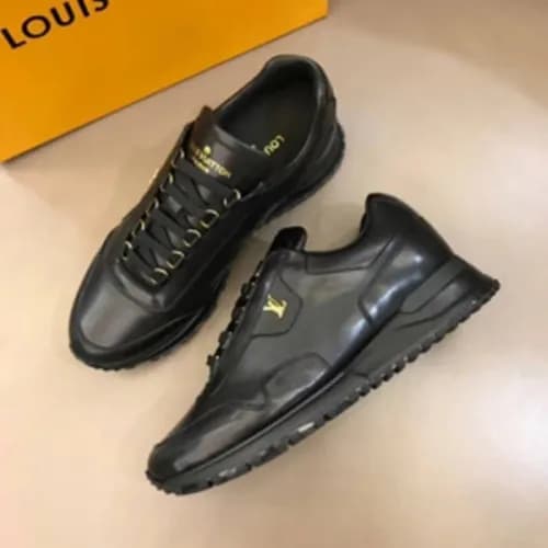 런웨이 올 블랙 스니커즈 남성용 신발 lv0024x - Louis Vuitton Runwa… - 1