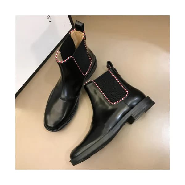 GUCCI 2018 MENS LEATHER ANKLE BOOTS - 구찌 남성 레더 앵클… - 1