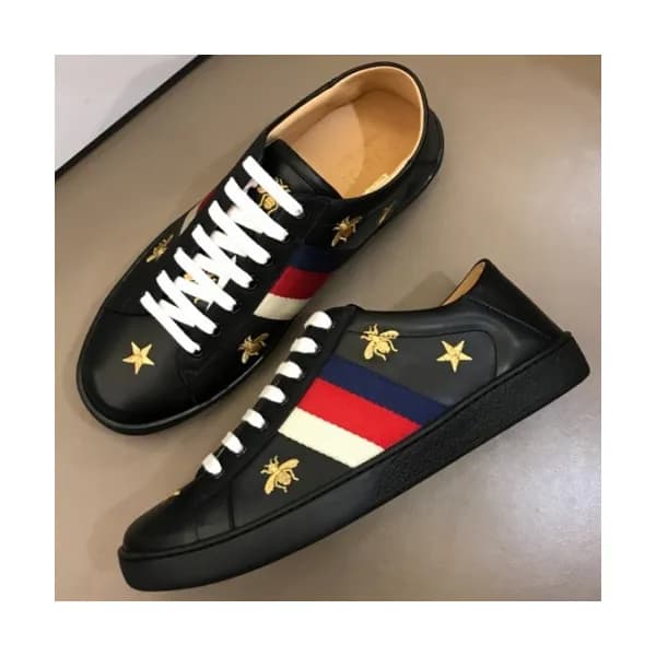 GUCCI 2018 MENS LEATHER ACE SKEAKERS - 구찌 남성 레더 스니… - 1