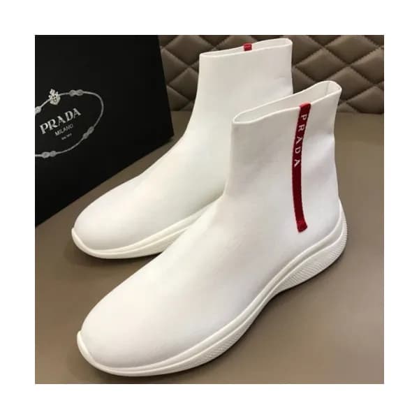 PRADA 2018 MENS SOCK ANKLE SKEAKERS - 프라다 남성 앵클 스니… - 1