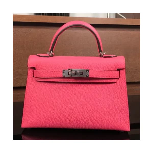Hermes Mini Kelly 2 Epsom Leather Tote Shoulder Ba… - 1