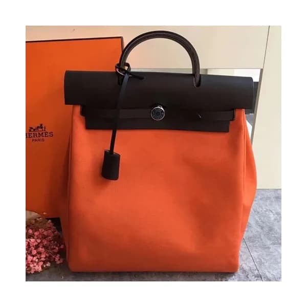 Hermes Herbag-A DOS Canvas Back Pack ,35cm - 에르메스 … - 1