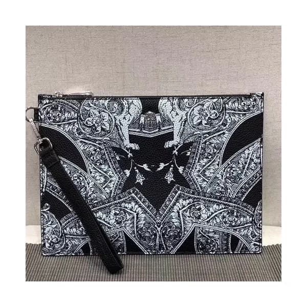 Versace 2018 Leather Clutch Bag,30CM - 베르사체 2018 레… - 1