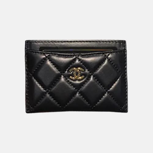 [1:1] Chanel 2018 Ladies Sheep Skin Card Purse - 샤… - 1