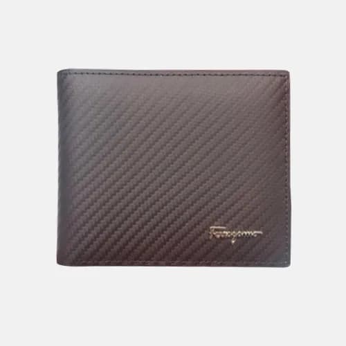 Ferragamo 2018 Mens Logo Leather Bifold Wallet/Car… - 1