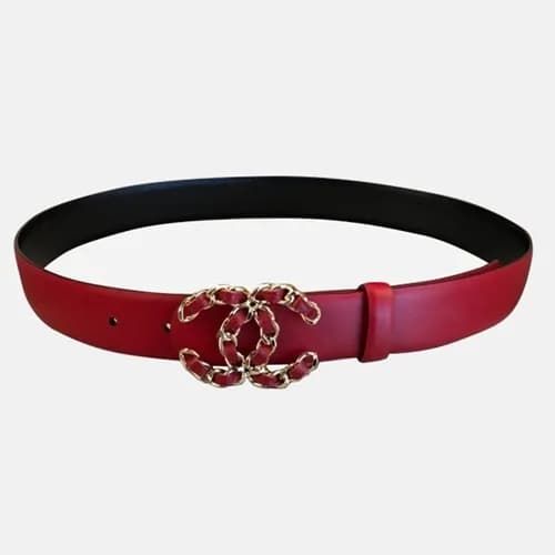 Chanel 2019 Ladies Classic CC Buckle Handicraft Le… - 1