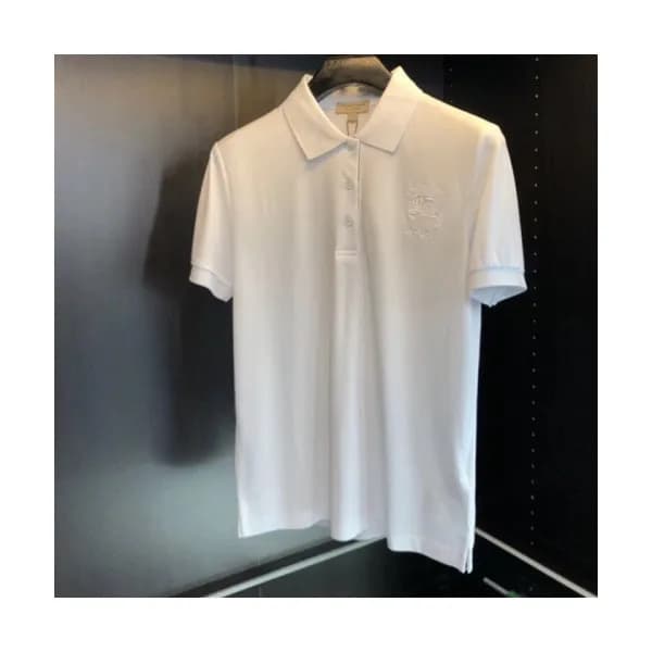 Burberry 2019 Mens Classic Logo Polo Cotton Short … - 1