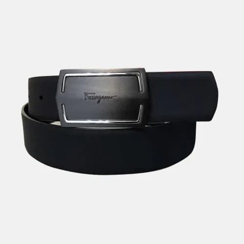 Salvatore Ferragamo 2019 Mens Box Logo Buckle Reve… - 1