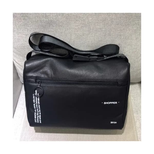 Off White 2019 Leather Shoulder Bag,32cm - 오프화이트 2… - 1