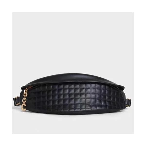 Celine 2019 Leather C Charm Belt Bag Hand Bag,28CM… - 1