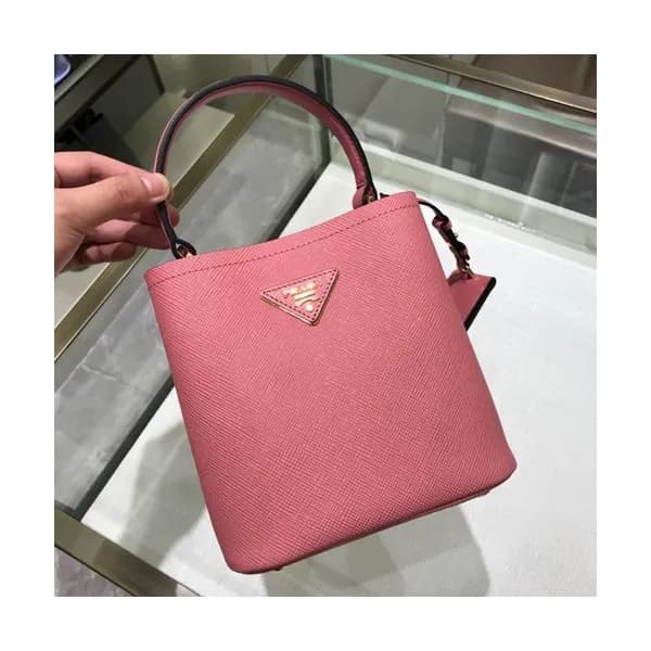 Prada 2019 Double Small Saffiano Tote Shoulder Bag… - 1