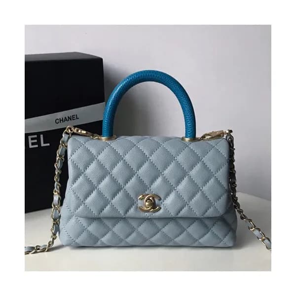 Chanel 2019 Coco Chain Handle Shoulder Bag,23/28CM… - 1