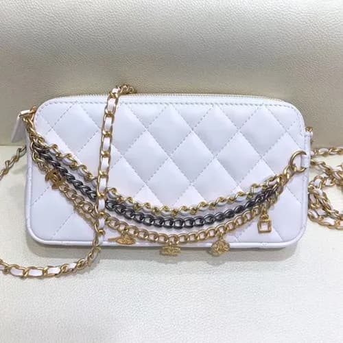 Chanel 2019 Leather Chain Shoulder Bag,19CM - 샤넬 2… - 1