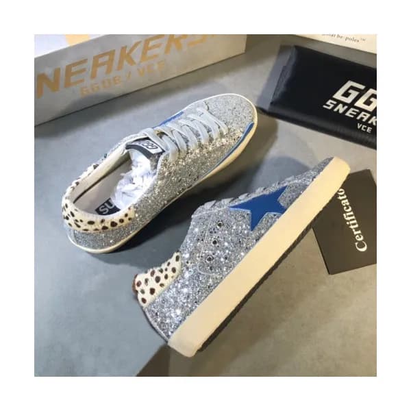 Golden Goose 2019 Deluxe Brand Superstar Snake Sil… - 1