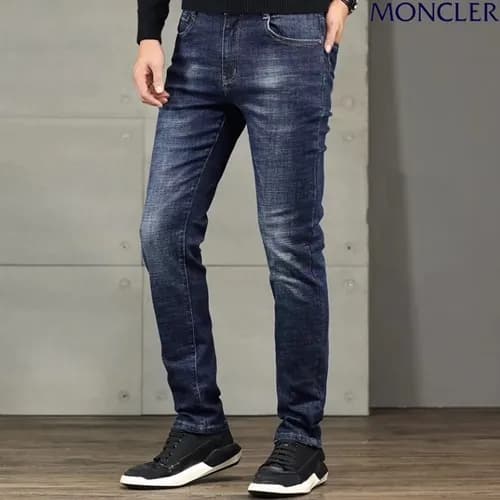 Mocler 2019 Mens Graffity Denim Pants - 몽클레어 남성 그래… - 1