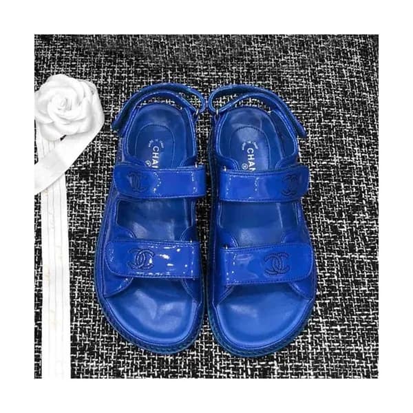 Chanel 2019 Ladies Leather Sandal - 샤넬 2019 여성용 레더… - 1