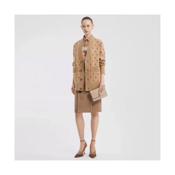 Burberry 2019 Womens Retro Logo Wool Cardigan - 버버… - 1