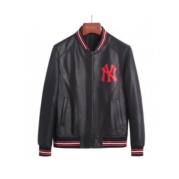 Gucci 2019 Mens Logo Casual Sheep-skin Jacket - 구찌… - 1