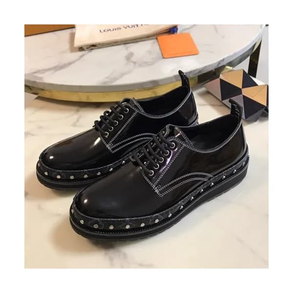Louis Vuitton 2019 Mens Leather Sneakers Shoes - 루… - 1
