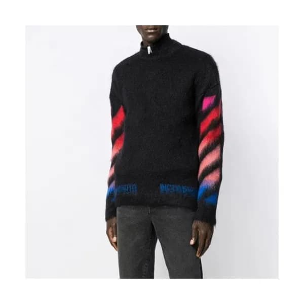 Off-white 2019 Mm/Wm Brush Mohair Knit Sweater - 오… - 1