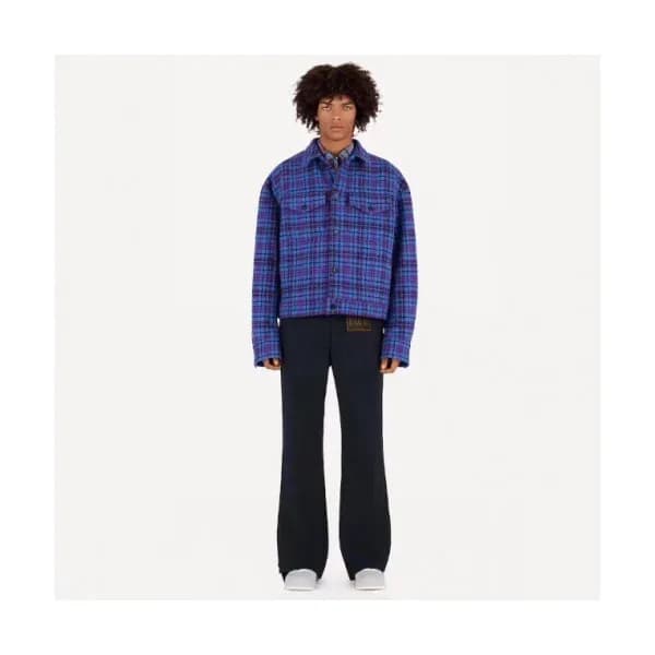 Louis vuitton 2019 Mens Logo Casual Wool Jacket - … - 1