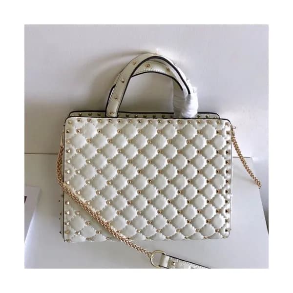 Valentino 2019 Leather Garavani Rockstud Spike Tot… - 1