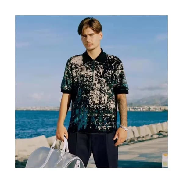 Louis vuitton 2019 Mens Crew -neck Cotton Short Sl… - 1