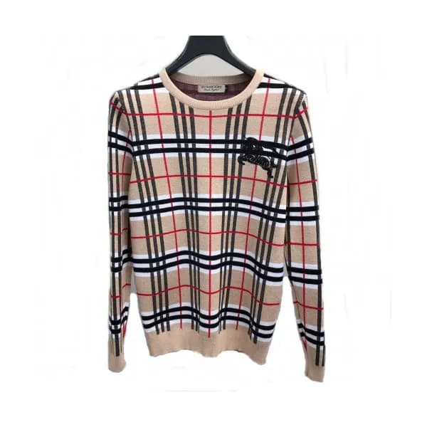 Burberry 2019 Mens Retro Logo Crew-neck Sweater - … - 1