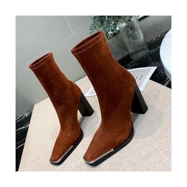 Alexander wang 2019 Ladies Suede High Heel Boots -… - 1