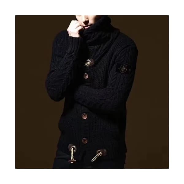 Stone Island 2019 Mens Casual Turtle-neck Sweater … - 1