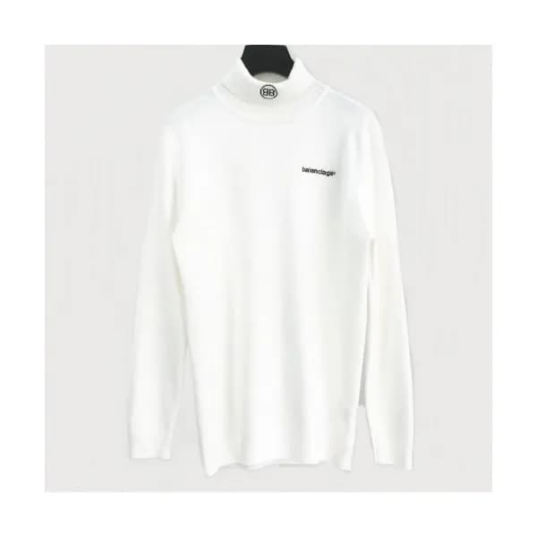 [발렌시아가]Balenciaga 2019 Mm/Wm Logo Turtle-neck Swea… - 1