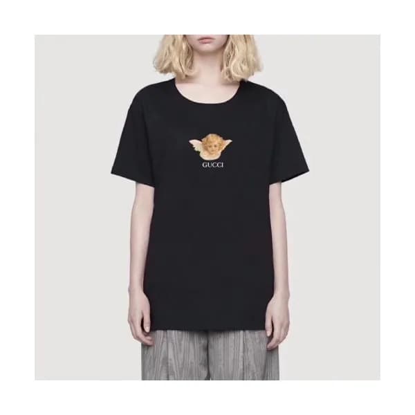 [매장판]Gucci 2020 Mm/Wm Logo Silket Short Sleeved Ts… - 1