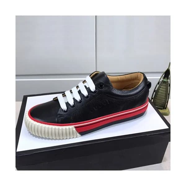 Gucci 2020 Mens Leather Sneakers - 구찌 2020 남성용 레더… - 1
