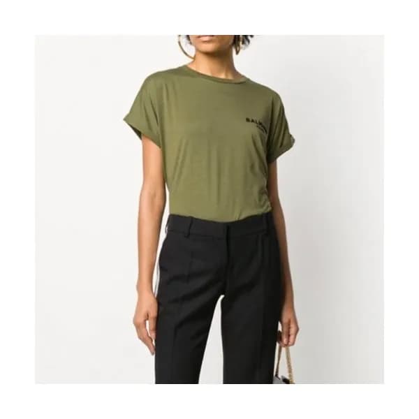 [발망]Balmain 2020 Mm/Wm Logo Cotton Short Sleeved T… - 1