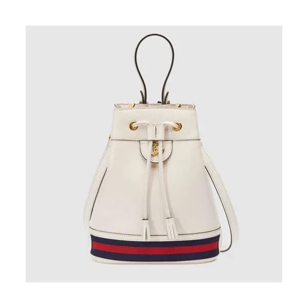 Gucci 2020 Leather Bucket Tote Shoulder Bag,26CM -… - 1