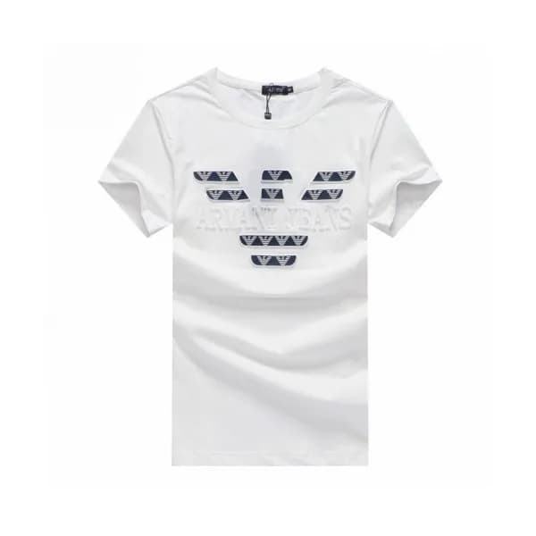 [알마니]Armani 2020 Mens Logo Silket Short Sleeved Ts… - 1
