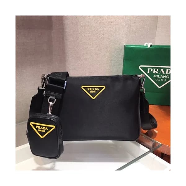 Prada 2020 Nylon Messenger Shoulder Bag,20CM - 프라다… - 1