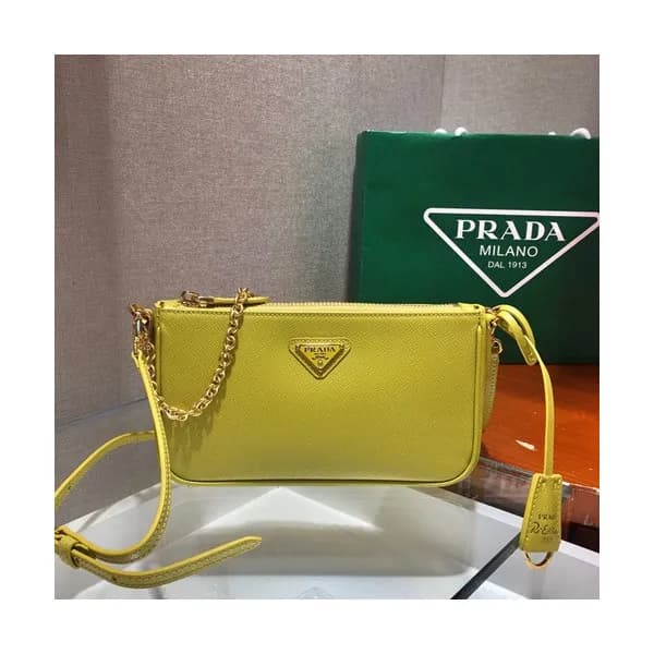 Prada 2020 Women Leather Shoulder Bag ,20CM - 프라다 … - 1
