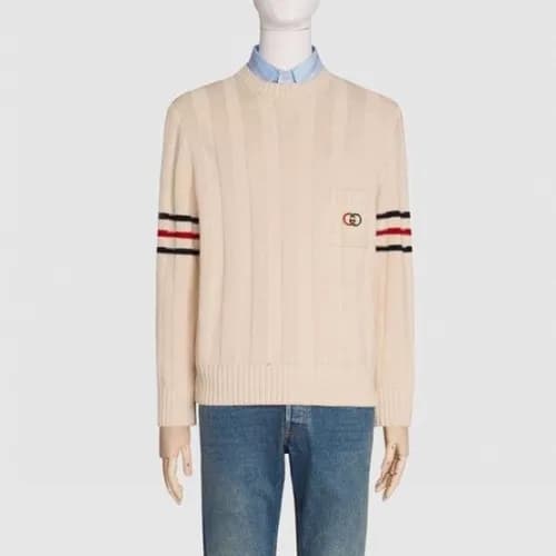 Gucci Womens Crew-neck Sweaters - 구찌 여성 루넥 스웨터 - g… - 1