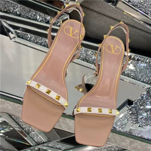 Valentino 2021 Women's Leather High Heel Sanda… - 1