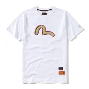 [에비수]Evisu 2021 Mens Evisukuro Cotton Short Sleeve…