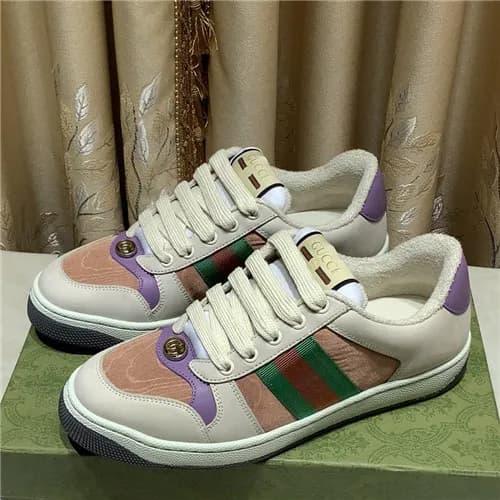 [매장판]Gucci 2021 Women's Leather Sneakers - 구찌 … - 1